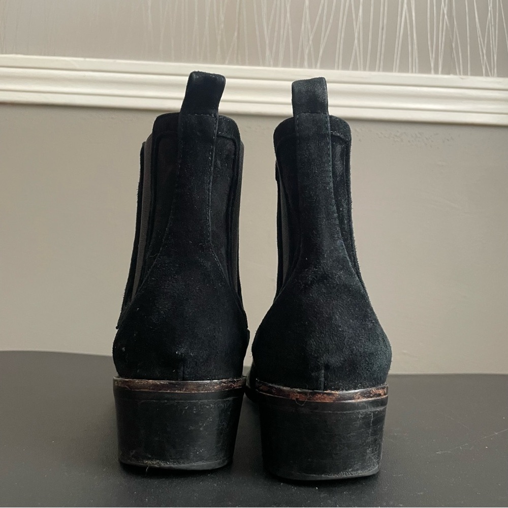 Mollini black suede leather booties size 36 - Picture 8 of 11